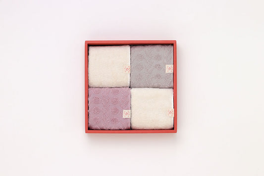 gift|play・feel |ウォッシュタオル4枚 ギフトラッピング無料