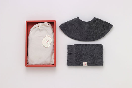 hello baby gift｜feel｜ラウンド スタイ・ウォッシュタオル　ギフトラッピング無料